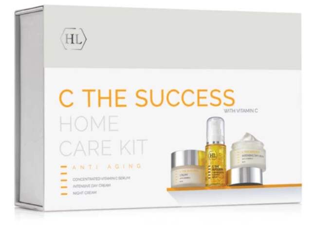 Holy Land C The Success Anti Aging Kit — набор для лица с витамином С (сыворотка 30 мл + крем 50 мл + дневной крем 50 мл)