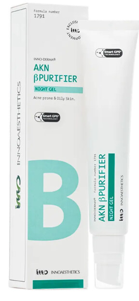 Innoaesthetics AKN βPurifier Night Gel — ночной крем для кожи с акне и pre-peel терапии, 50 мл