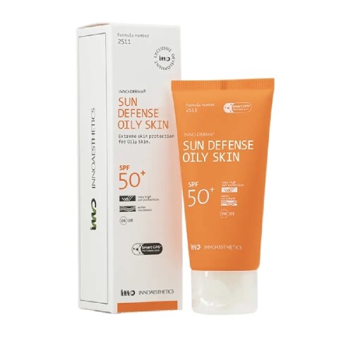 Innoaesthetics Sun Defense Oily Skin SPF 50 — солнцезащитный матирующий крем для жирной кожи, 60 мл