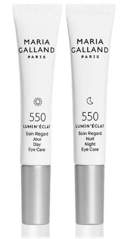 Maria Galland Paris 550 Lumin’Éclat Eye Contour Duo — два крема для глаз: день/ночь, сияние и молодость, 2×10 мл