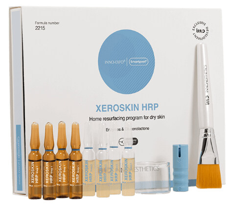 Innoaesthetics XEROSKIN PEEL HRP — домашний пилинг с энзимами для очень сухой кожи, 8×2 мл