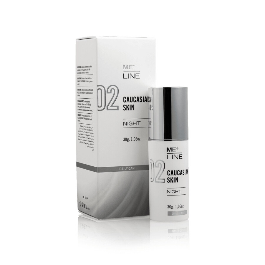 Ночной пептидный крем для устранения пигментации 02 Me Line Caucasian Skin Night, 30 мл
