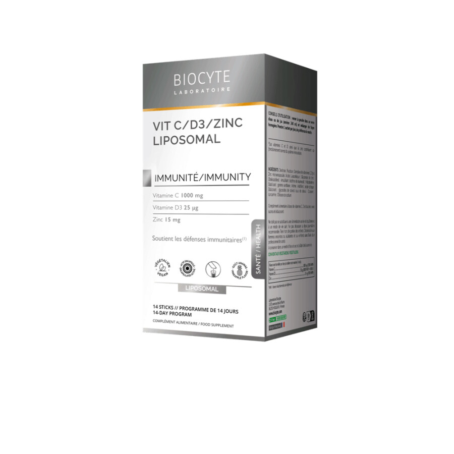 VIT C-D3-ZINK LIPOSOMAL, 14 стиков