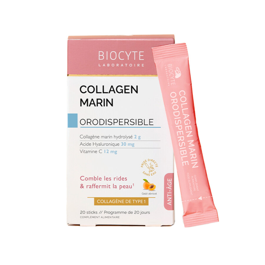 Коллаген для упругости и молодости кожи COLLAGEN MARIN ORODISPERSIBLE, 20 стиков 