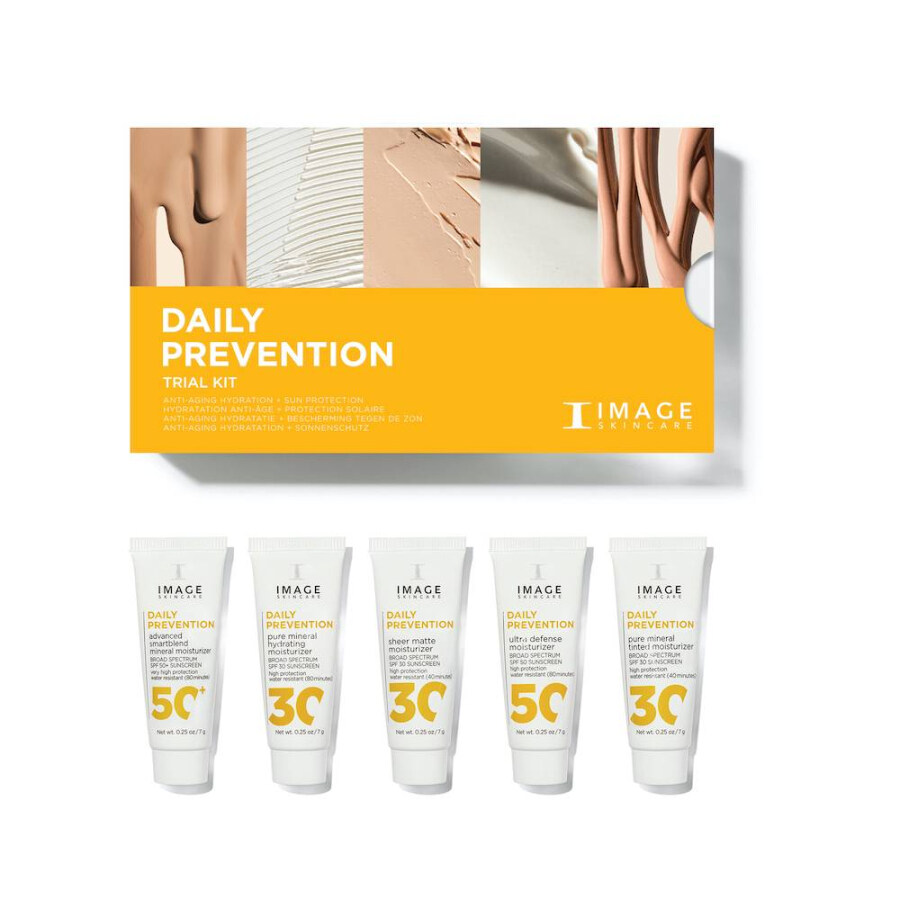 Дорожный набор средств DAILY PREVENTION™ Image Skincare Daily Prevention Trial Travel Kit, 5x7 г