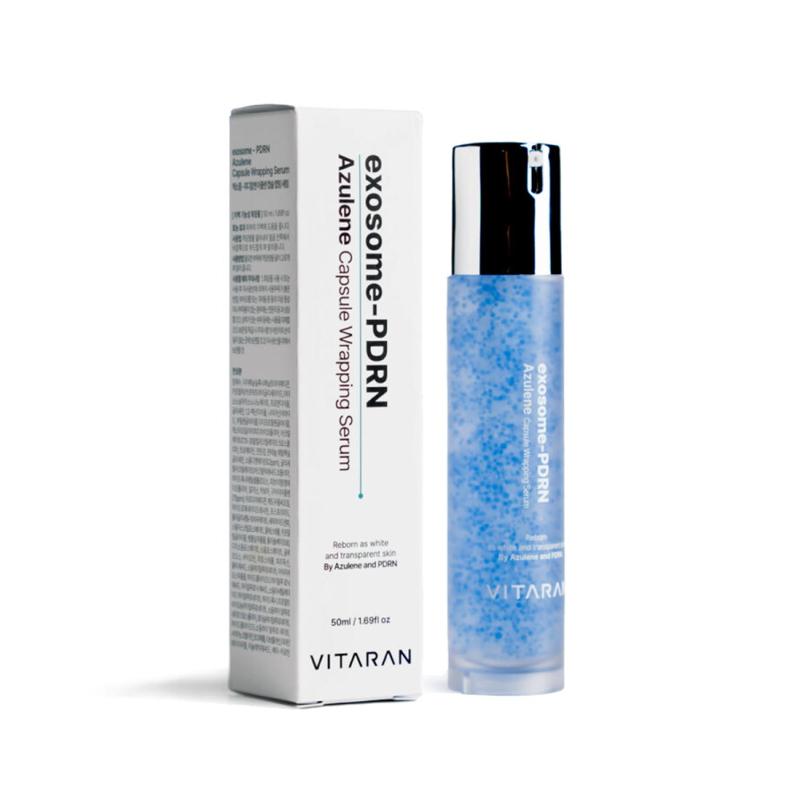 Vitaran Exosome-PDRN Azulene Capsule Wrapping Serum - Сыворотка с азуленом, экзосомами и ПДРН