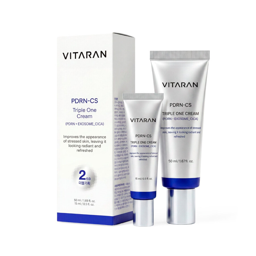 Vitaran PDRN-CS TRIPLE ONE CREAM/ Регенерационный крем 3-в-1 с ПДРН для усталой /стрессовой кожи
